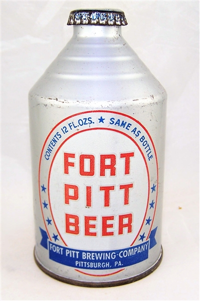 Fort Pitt Crowntainer Beer Can