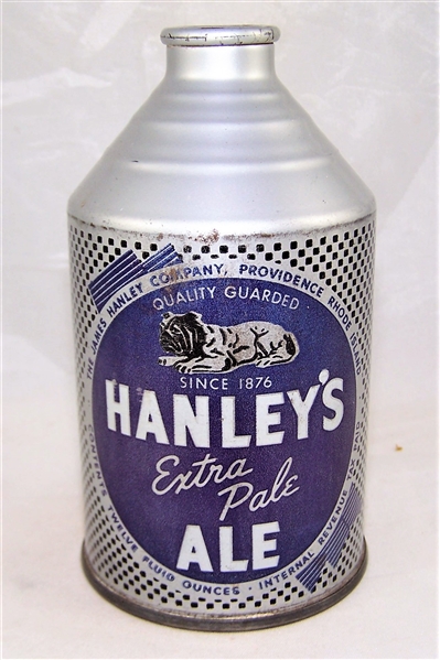 Hanleys Extra Pale Ale Crowntainer Beer Can.