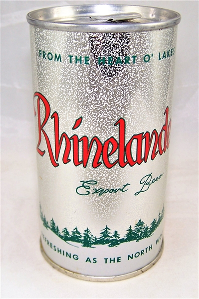 Rhinelander Export Zip Top Beer Can..Minty!