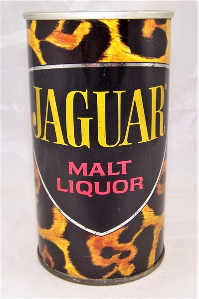 Jaguar Malt Liquor Zip Top Beer Can