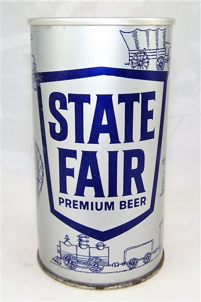 Original State Fair Zip Top Beer Can...Clean!
