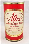 Altes Golden Lager Zip Top (Two Sided Beer can) Bottom Opened