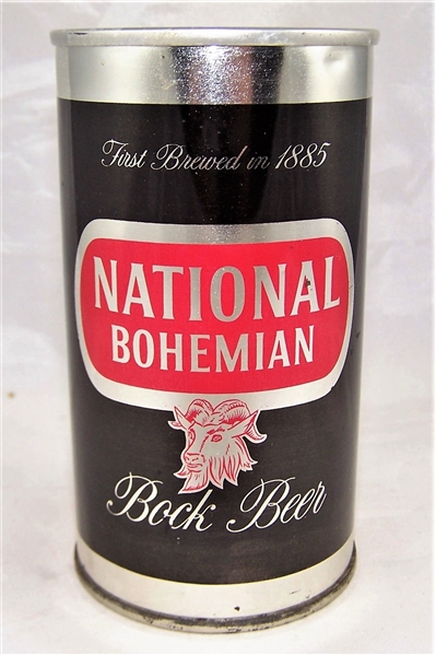 National Bohemian Bock (Silver Trim) Zip Top Beer Can
