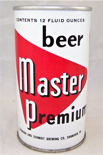 Master Premium Zip Top Beer Can....Tough!