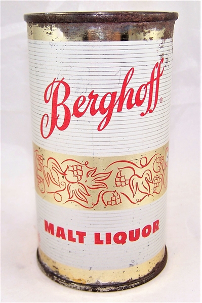 Berghoff Malt Liquor Flat Top ....Rare Can!