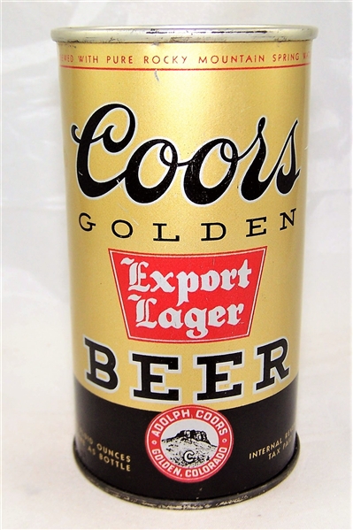 Coors Golden Export Lager 51-15 Crisp!