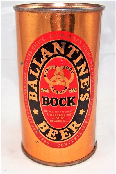 Ballantines Bock Flat Top Beer Can 34-18