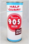 9-0-5 Half Quart Flat Top Beer Can Not Listed