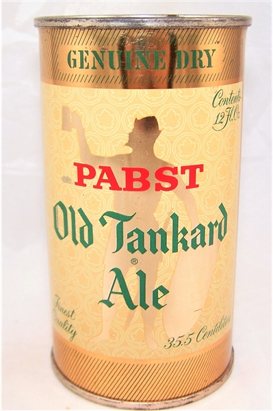 Pabst Old Tankard Ale Flat Top Beer Can