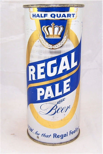 Regal Pale Half Quart "Now for That Regal Feeling" Flat Top