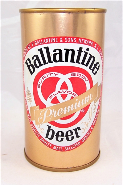 Ballantine Premium Flat Top Beer Can