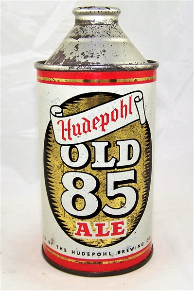 Hudepohl Old 85 Ale IRTP Cone Top Beer Can