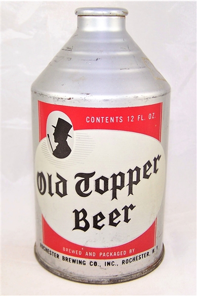 Old Topper Crowntainer Beer Can