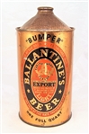 Ballantine Bumper Export Cone Top Beer Can