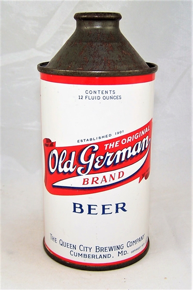 Old German Brand Cone Top Beer Can