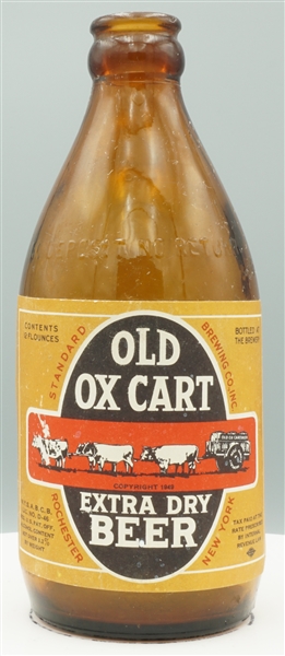 Old Ox Cart 12-ounce short brown bottle