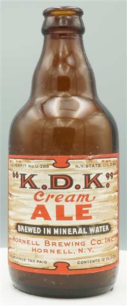 K.D.K. Cream Ale, Hornell Brewing Co