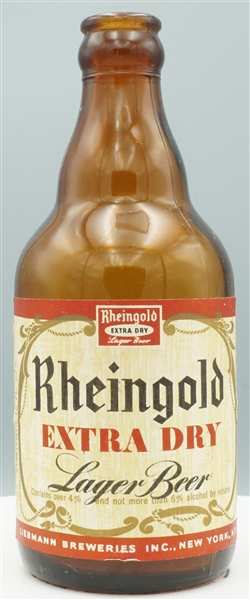 Rheingold Extra Dry Lager Beer - New York Steinie