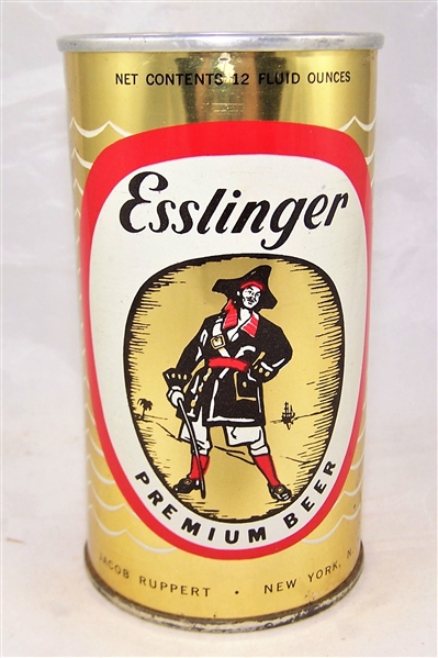 Esslinger Premium Zip Top Beer Can, New York