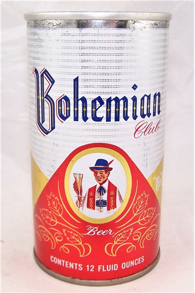 Bohemian Club (Montana) Early Ring Pull Beer Can