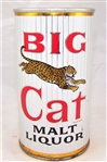 Big Cat Malt Liquor Zip Top Beer Can