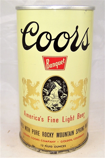 Coors Banquet Tab Top Beer Can...Tough!