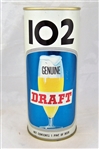 102 Genuine Draft 16 Ounce Tab Top Beer can