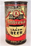 Ambrosia Lager Opening Instruction Flat Top