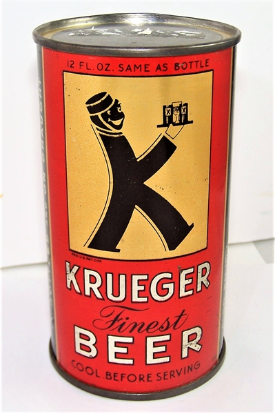  Krueger Finest Beer Opening Instruction Flat, USBC-OI 480