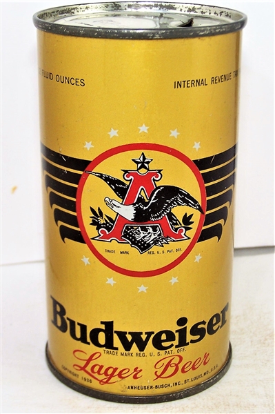  Budweiser Lager Opening Instruction Flat Top, USBC-OI 142