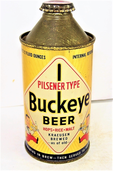  Buckeye Pilsener Type IRTP Cone Top, 155-07 WOW!