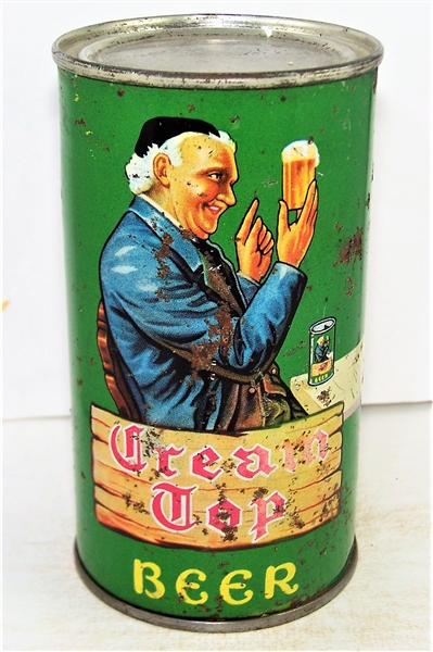  Cream Top Opening Instruction Beer Can USBC-OI 188