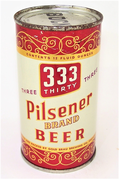  333 Pilsener Brand Bock, Flat Top, 138-31