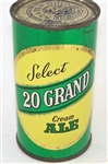  20 Grand Select Cream Ale Flat Top, 142-02