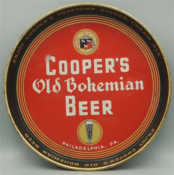 Coopers Old Bohemian Beer tray