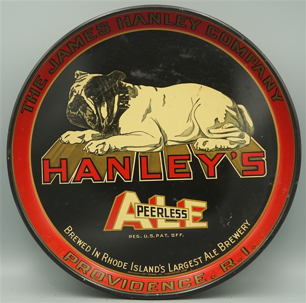 Hanleys Peerless Ale tray
