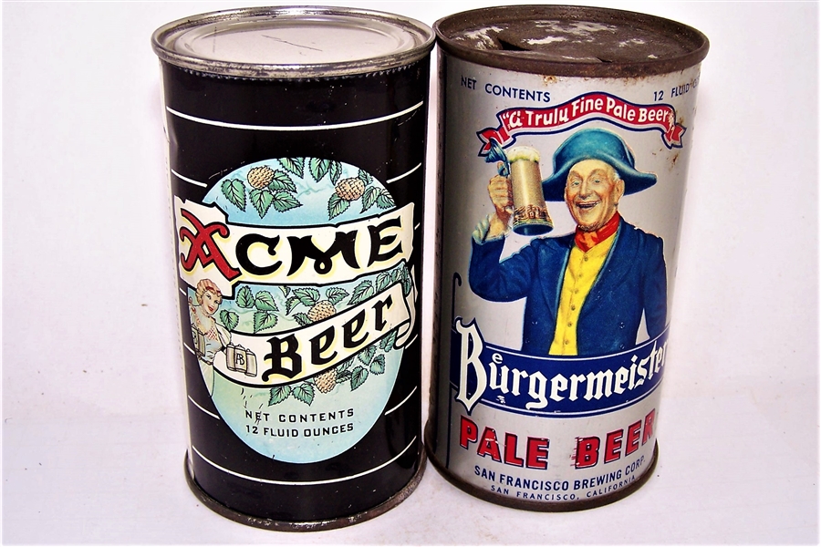  Two California Flat Tops, Acme IRTP and Burgermeister, 28-25, 46-33 