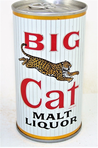  Big Cat Malt Liquor B.O Tab Top, Vol II 39-32 Beauty!