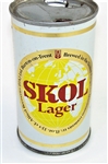  Skol Lager 11.5 Ounce Flat Top, Not Listed.