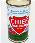  Chief Oshkosh Flat Top Beer Can, 49-27