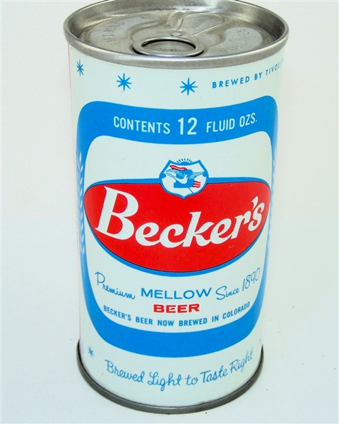  Beckers Mellow Beer Tab Top, Vol II 38-31 Minty!