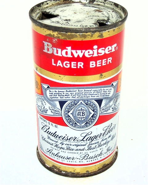  Budweiser Lager (Bottle on Side) 2 City Flat Top, 44-06