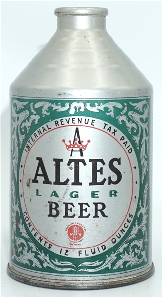  Altes Lager Beer crowntainer - Tivoli Brewing, Detroit - 192-3
