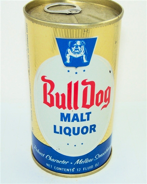  Bull Dog Malt Liquor Tab Top, (Dk. Blue) Vol II 50-09