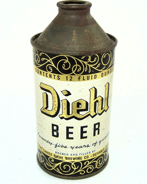  Diehl IRTP Cone Top 75 Years, 3.2-7% Alc. Not Listed