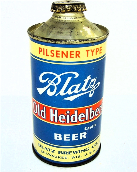  Blatz Old Heidelberg Low Pro Cone Top, M.T 4 1/2% Alc. 153-16