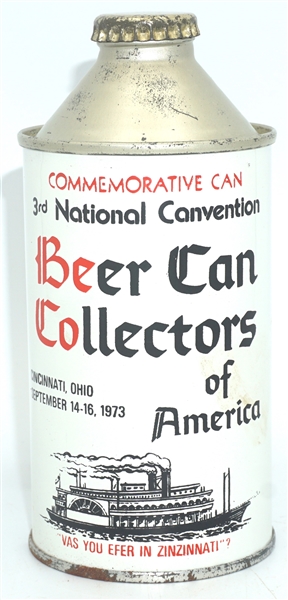  BCCA 1973 Canvention commemorative cone top 