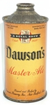  Dawsons Master Ale cone top - low profile - 158-26