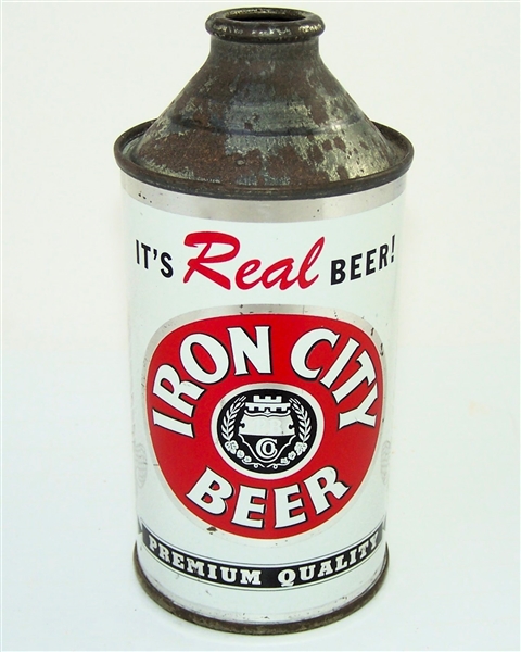  Iron City "Its Real Beer" Non-IRTP Cone Top, 170-04