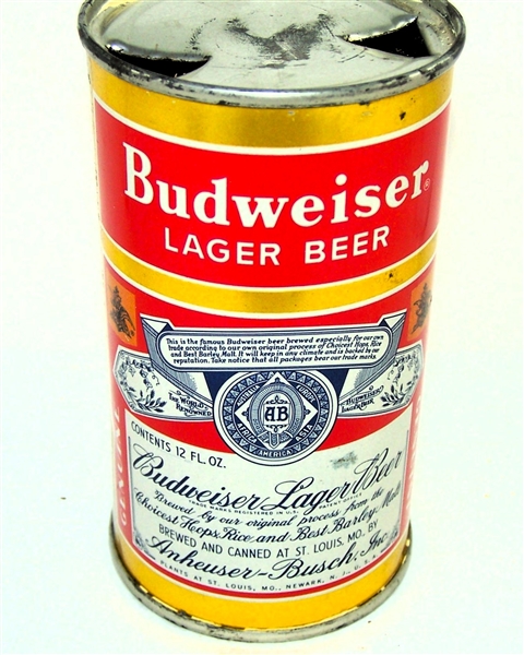  Budweiser Lager (2 City) Flat Top, 44-08